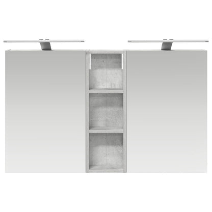 Set di Armadi da Bagno con porta 3 pcs 100 x 10,5 x 60,5 cm