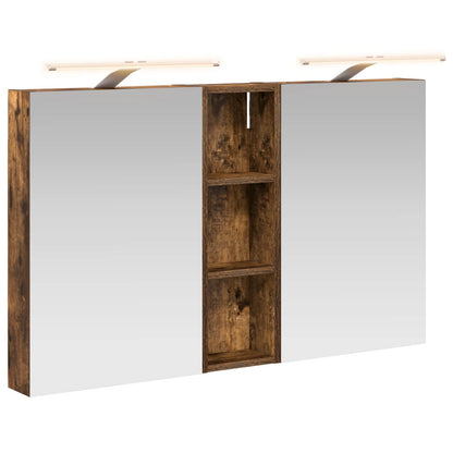 Set di Armadi da Bagno con porta 3 pcs 100 x 10,5 x 60,5 cm