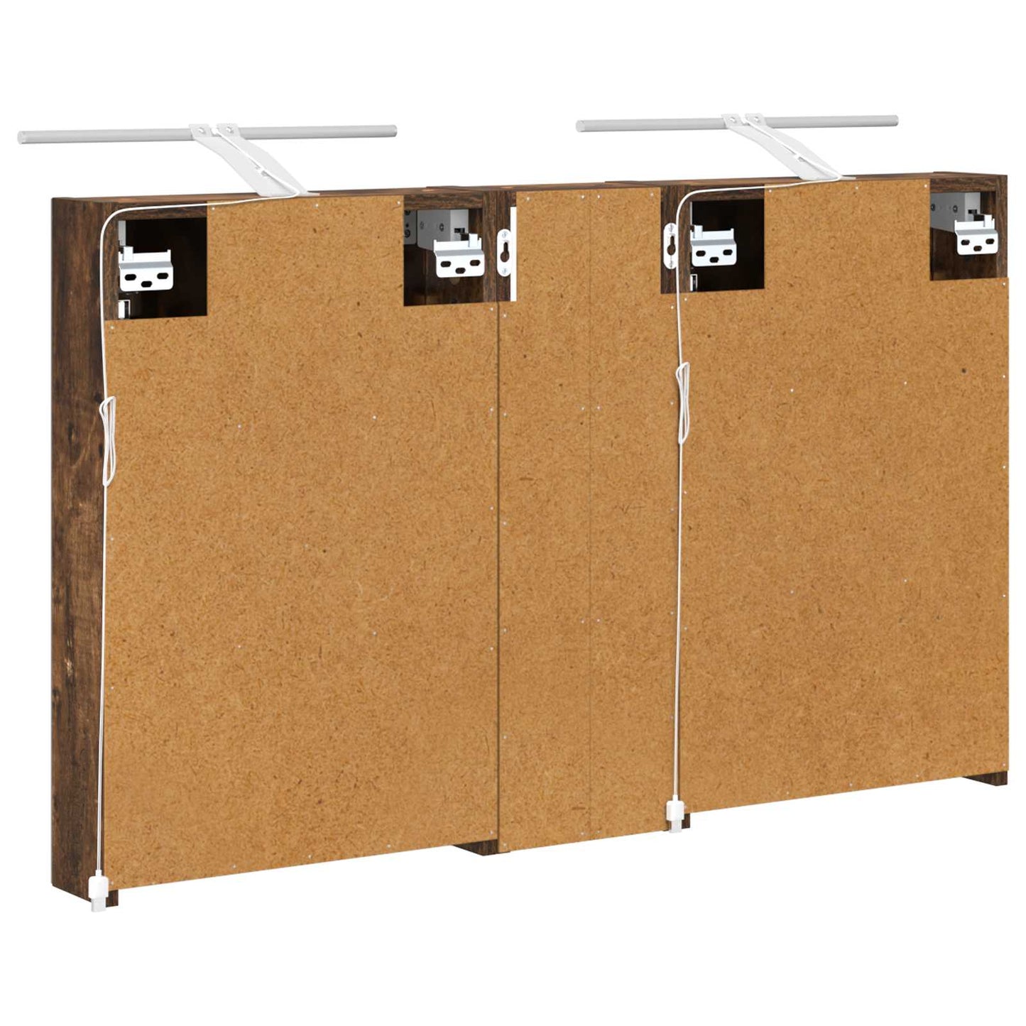 Set di Armadi da Bagno con porta 3 pcs 100 x 10,5 x 60,5 cm