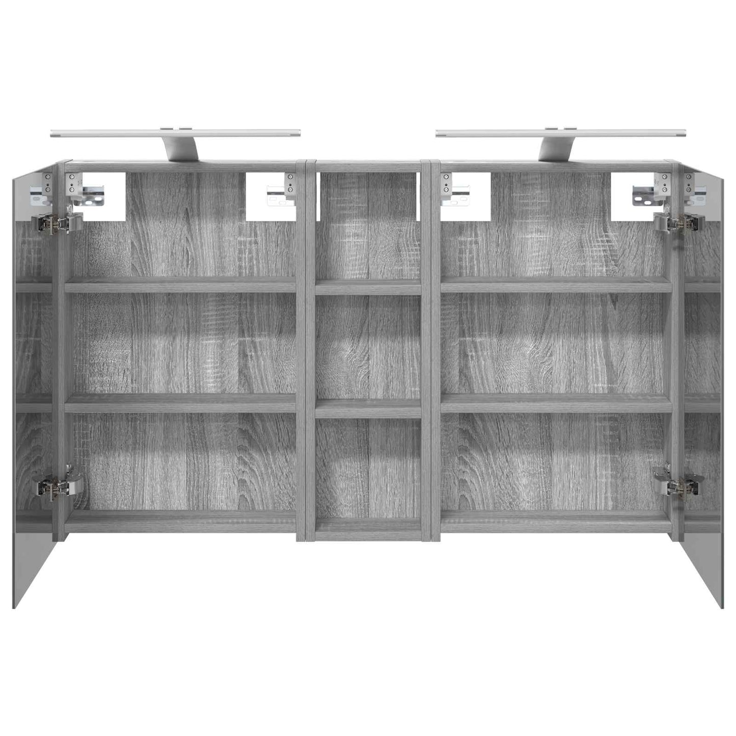 Set di Armadi da Bagno con porta 3 pcs 100 x 10,5 x 60,5 cm | homemem39