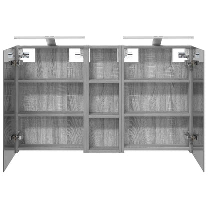 Set di Armadi da Bagno con porta 3 pcs 100 x 10,5 x 60,5 cm | homemem39