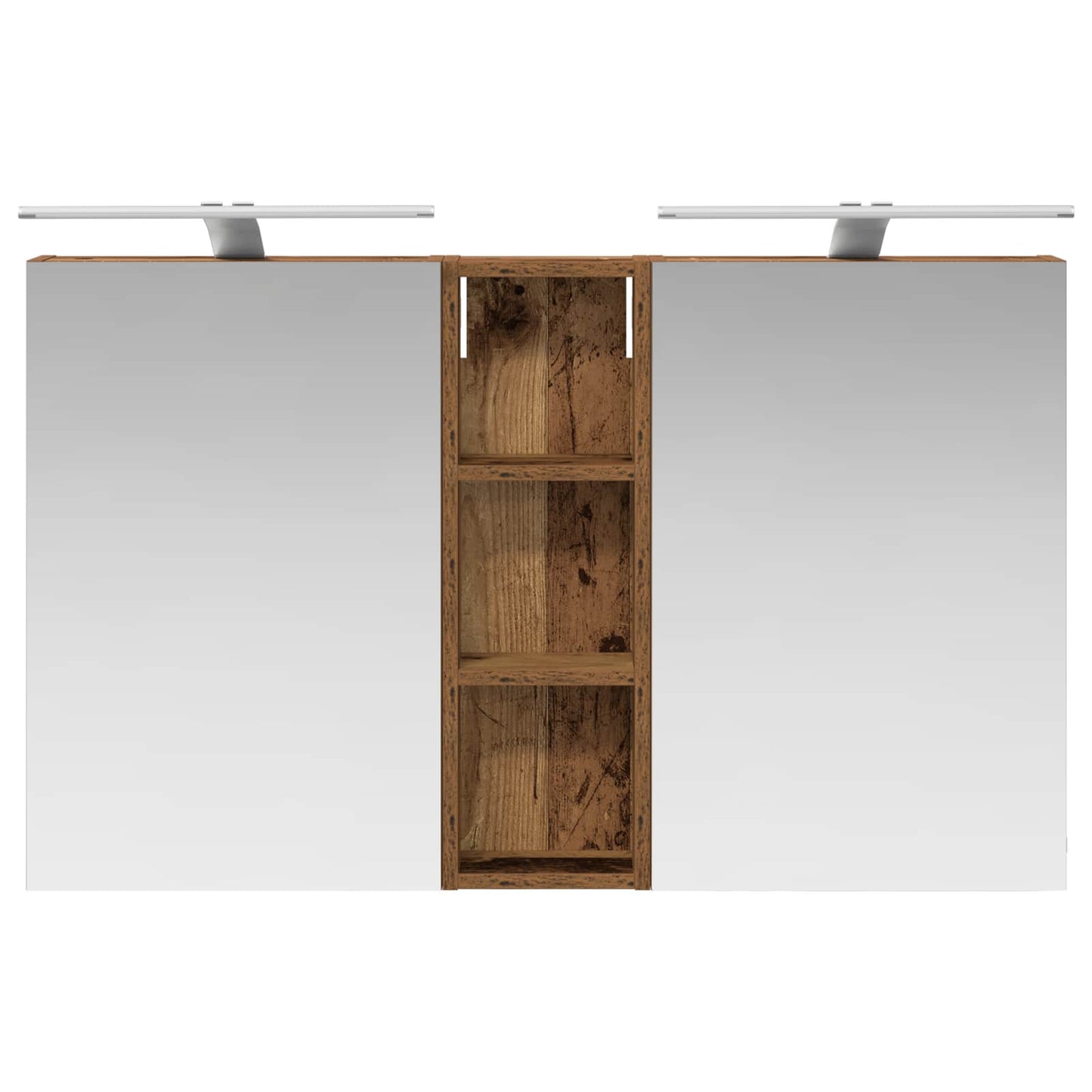 Set di Armadi da Bagno con porta 3 pcs 100 x 10,5 x 60,5 cm | homemem39