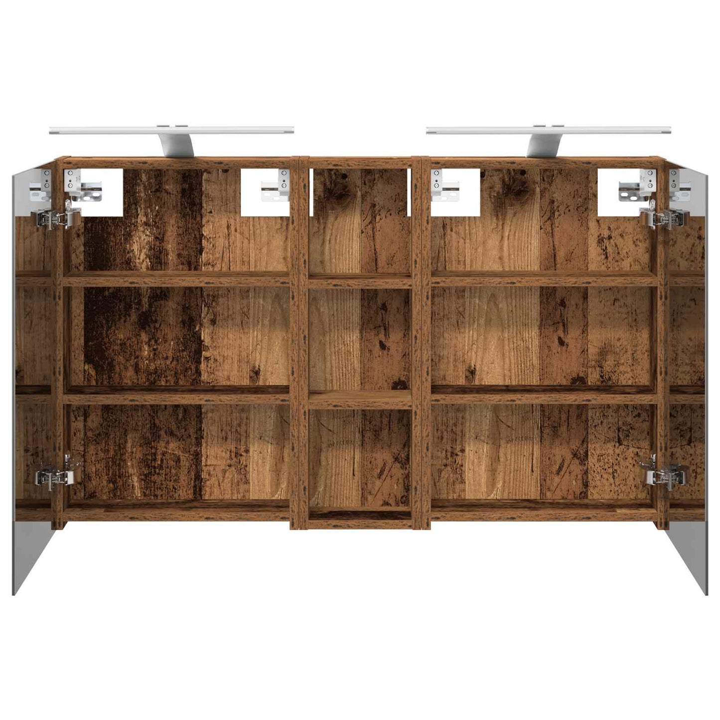 Set di Armadi da Bagno con porta 3 pcs 100 x 10,5 x 60,5 cm | homemem39