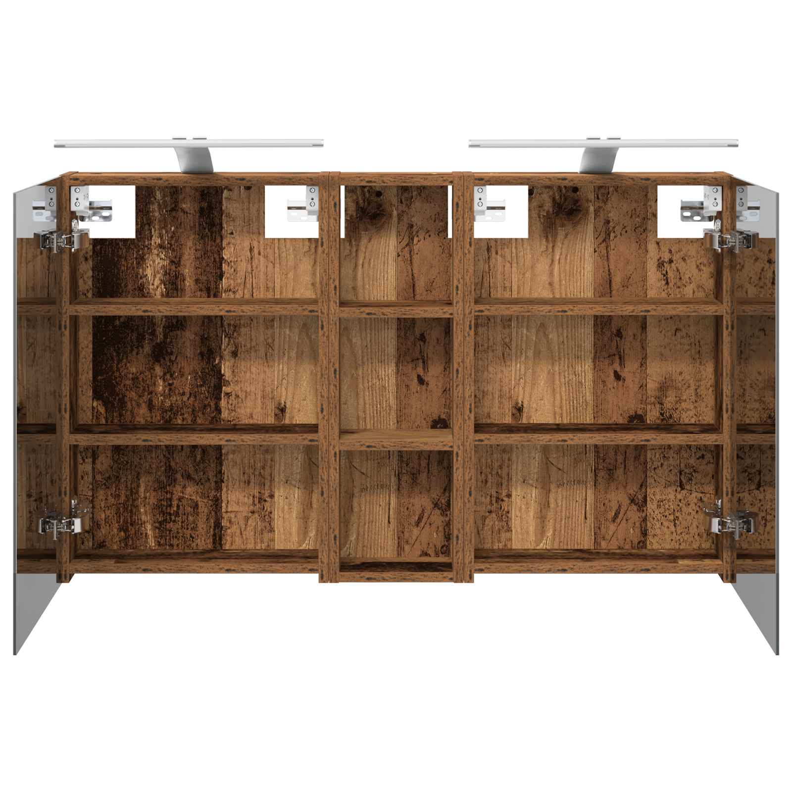 Set di Armadi da Bagno con porta 3 pcs 100 x 10,5 x 60,5 cm | homemem39