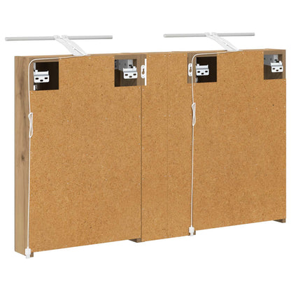 Set di Armadi da Bagno con porta 3 pcs 100 x 10,5 x 60,5 cm