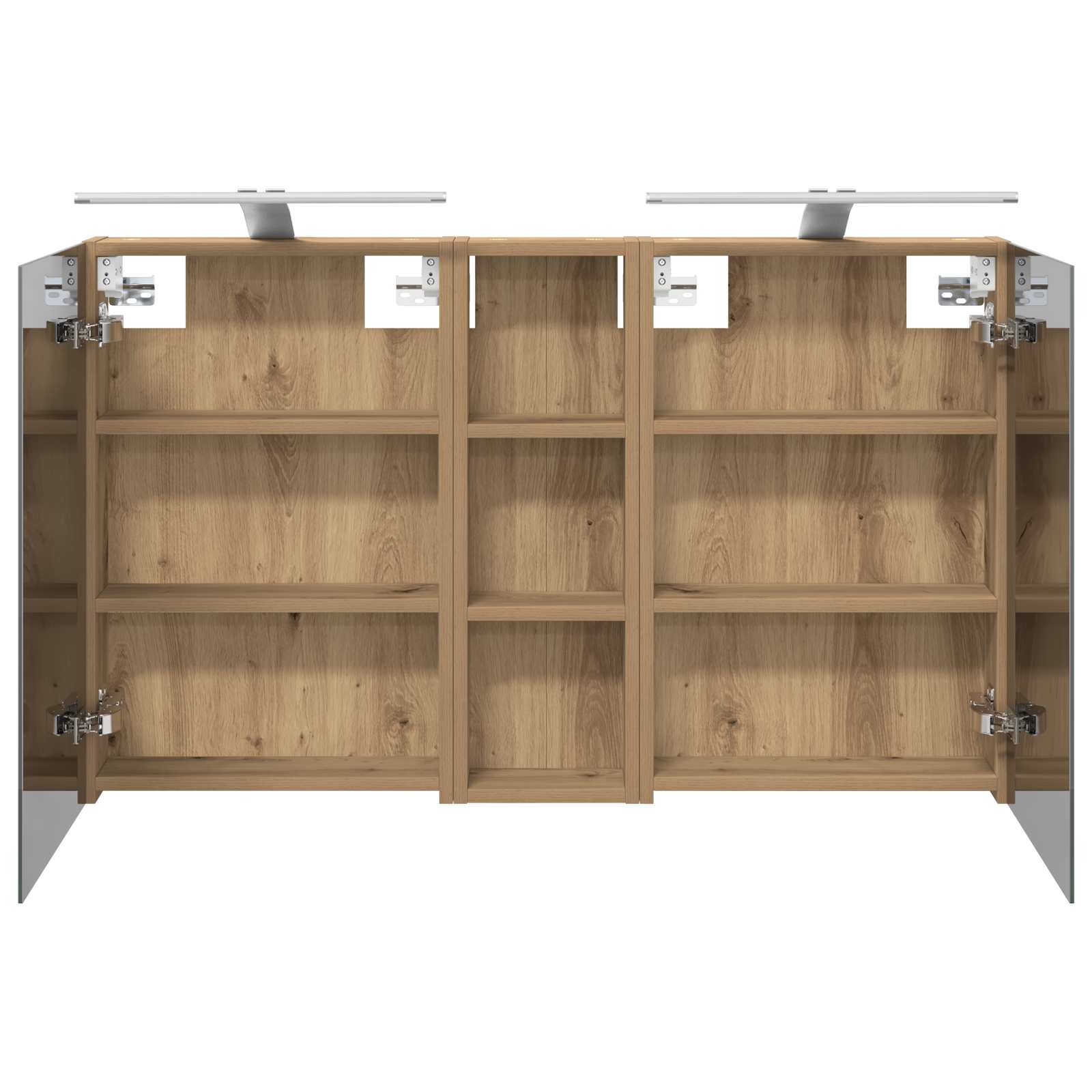Set di Armadi da Bagno con porta 3 pcs 100 x 10,5 x 60,5 cm | homemem39