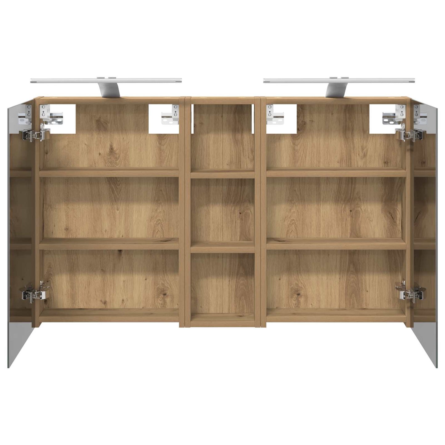Set di Armadi da Bagno con porta 3 pcs 100 x 10,5 x 60,5 cm
