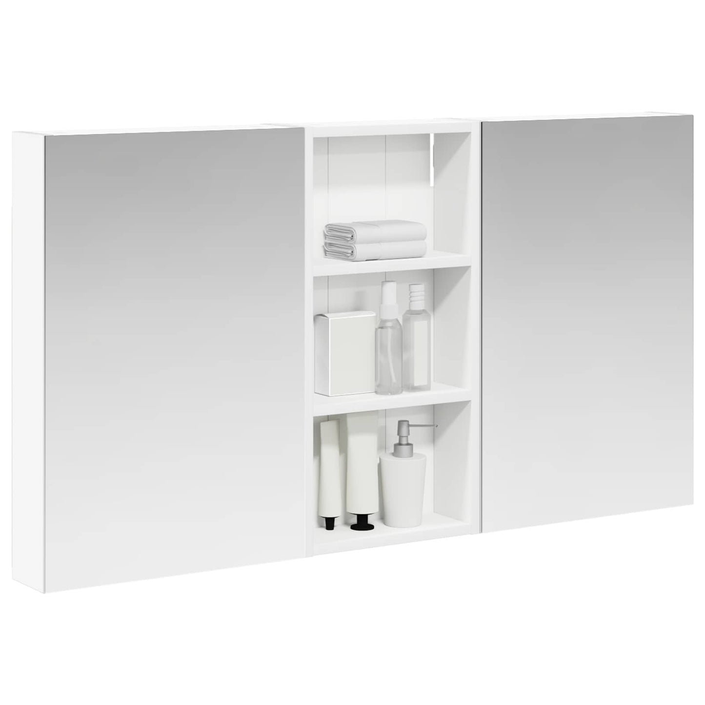 Set di Armadi da Bagno con porta 3 pcs 110 x 10,5 x 60,5 cm | homemem39