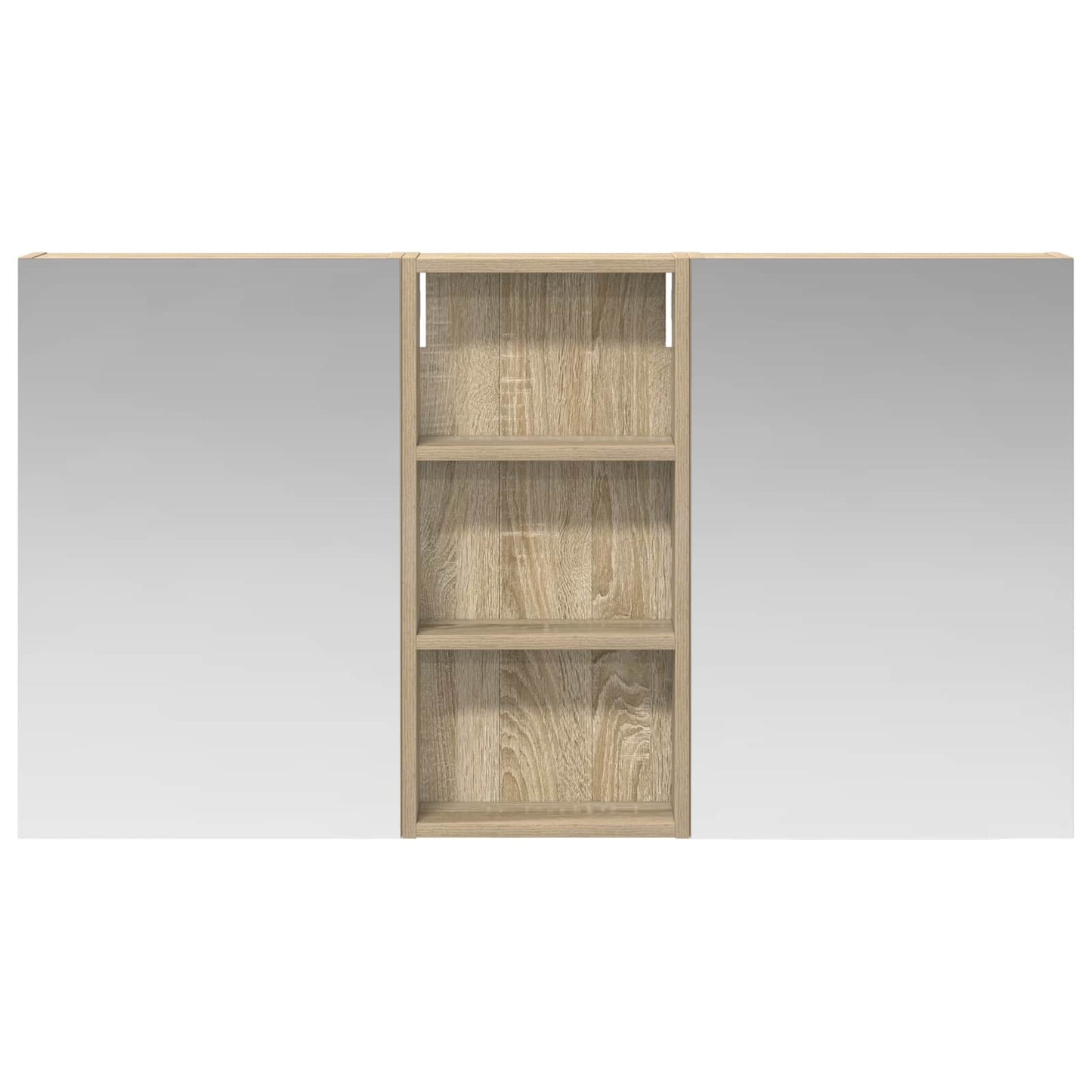 Set di Armadi da Bagno con porta 3 pcs 110 x 10,5 x 60,5 cm | homemem39