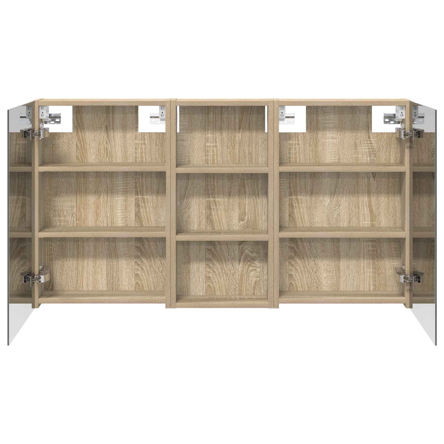 Set di Armadi da Bagno con porta 3 pcs 110 x 10,5 x 60,5 cm