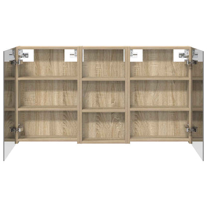 Set di Armadi da Bagno con porta 3 pcs 110 x 10,5 x 60,5 cm