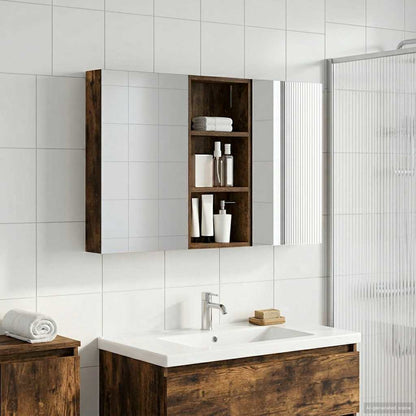 Set di Armadi da Bagno con porta 3 pcs 110 x 10,5 x 60,5 cm