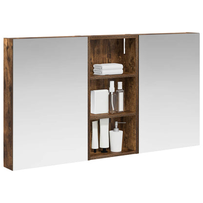 Set di Armadi da Bagno con porta 3 pcs 110 x 10,5 x 60,5 cm | homemem39