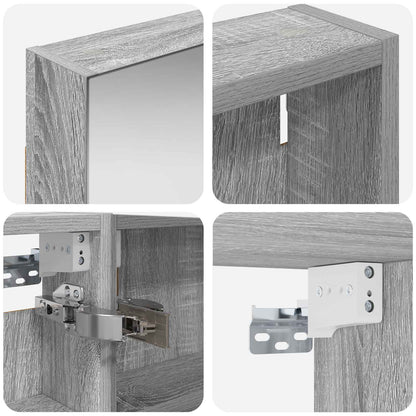 Set di Armadi da Bagno con porta 3 pcs 110 x 10,5 x 60,5 cm | homemem39