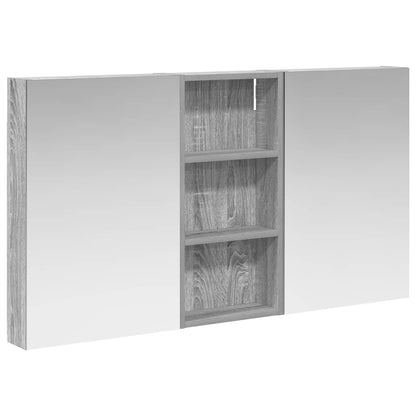 Set di Armadi da Bagno con porta 3 pcs 110 x 10,5 x 60,5 cm