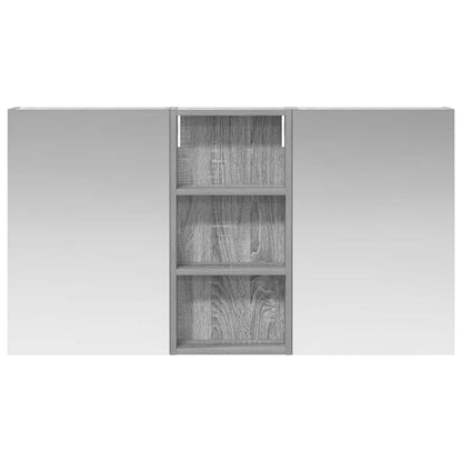 Set di Armadi da Bagno con porta 3 pcs 110 x 10,5 x 60,5 cm