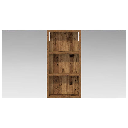 Set di Armadi da Bagno con porta 3 pcs 110 x 10,5 x 60,5 cm