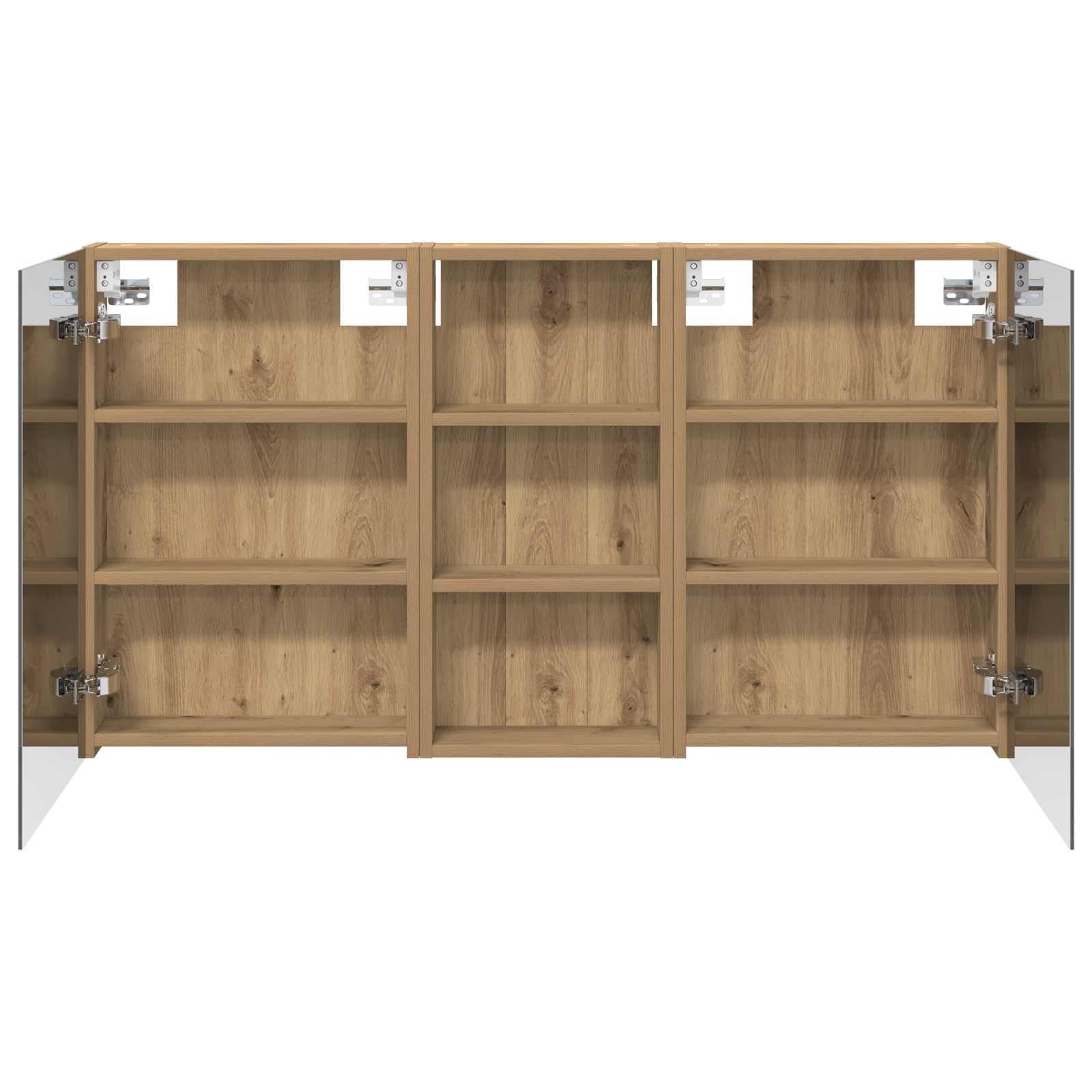 Set di Armadi da Bagno con porta 3 pcs 110 x 10,5 x 60,5 cm | homemem39