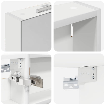 Set di Armadi da Bagno con porta 3 pcs 110 x 10,5 x 60,5 cm | homemem39