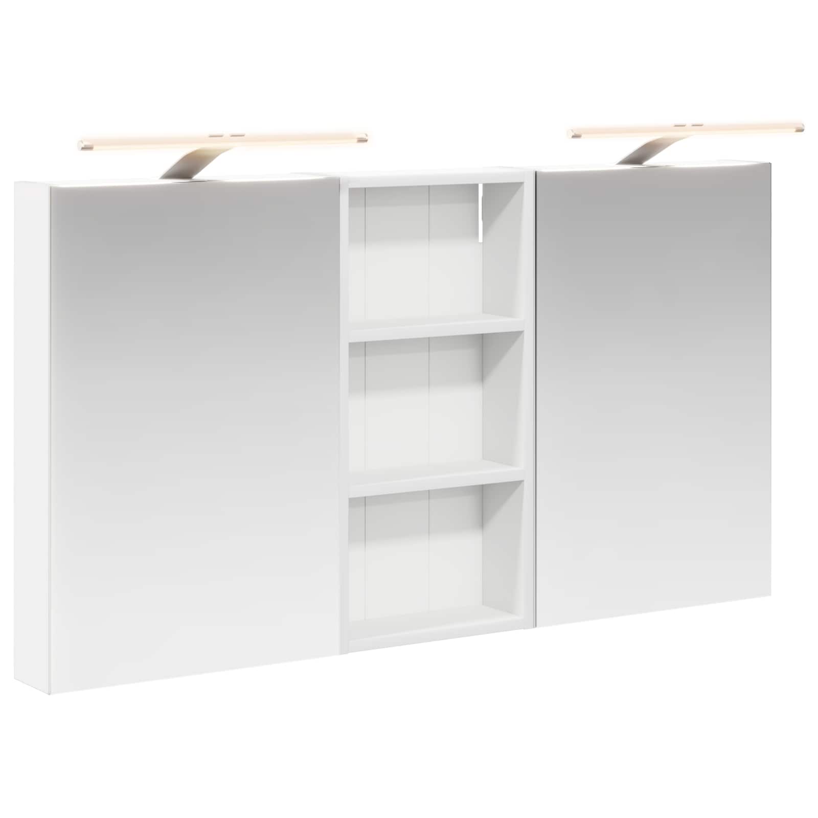Set di Armadi da Bagno con porta 3 pcs 110 x 10,5 x 60,5 cm | homemem39