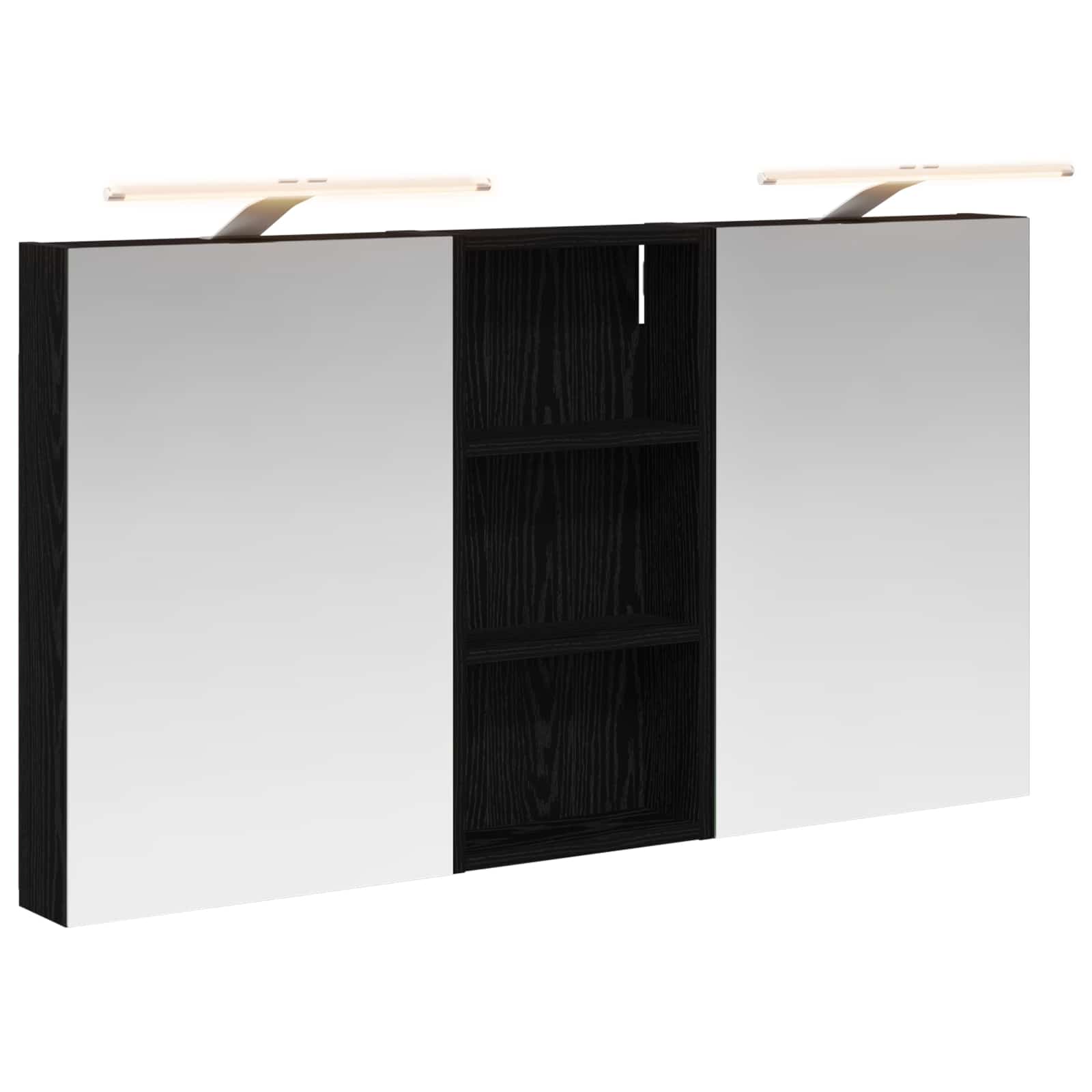 Set di Armadi da Bagno con porta 3 pcs 110 x 10,5 x 60,5 cm | homemem39