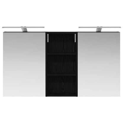 Set di Armadi da Bagno con porta 3 pcs 110 x 10,5 x 60,5 cm | homemem39