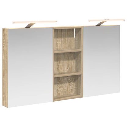 Set di Armadi da Bagno con porta 3 pcs 110 x 10,5 x 60,5 cm