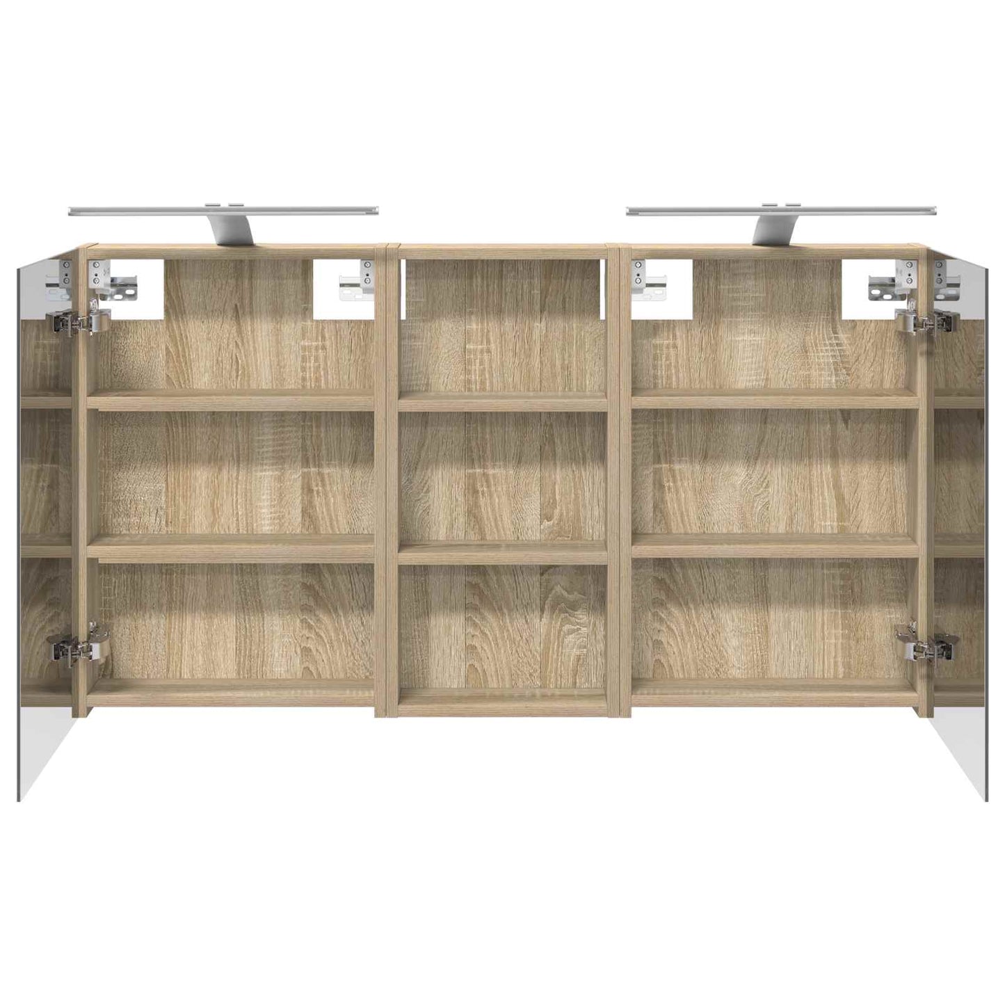 Set di Armadi da Bagno con porta 3 pcs 110 x 10,5 x 60,5 cm