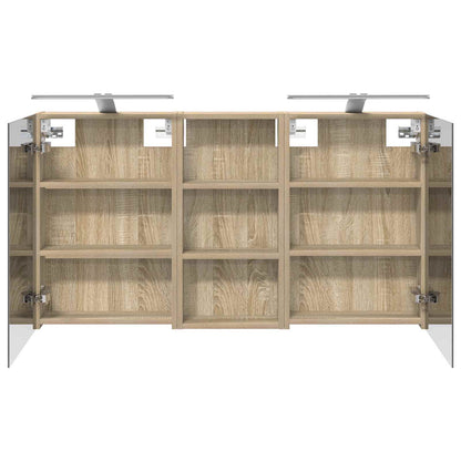Set di Armadi da Bagno con porta 3 pcs 110 x 10,5 x 60,5 cm
