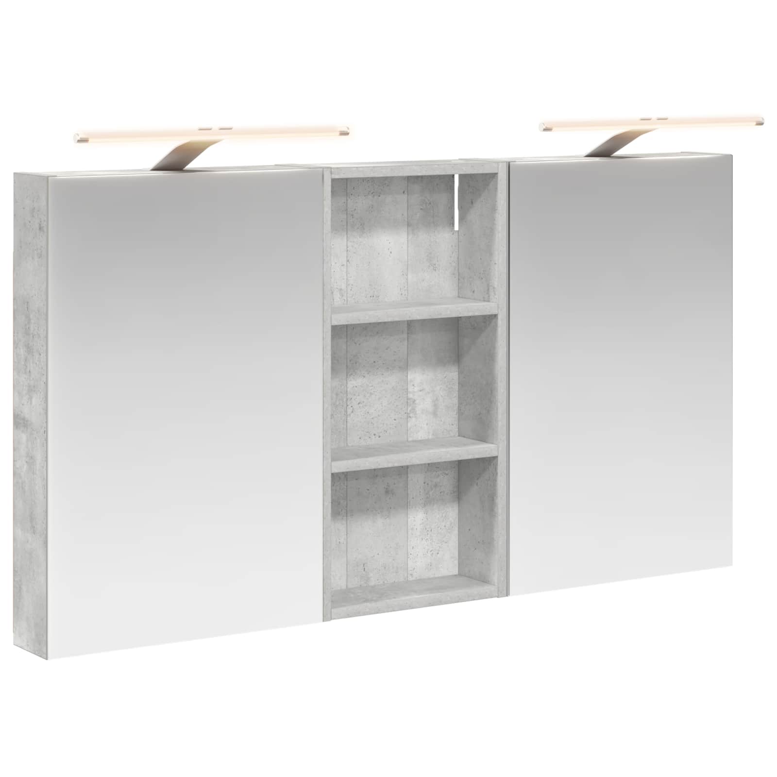 Set di Armadi da Bagno con porta 3 pcs 110 x 10,5 x 60,5 cm | homemem39
