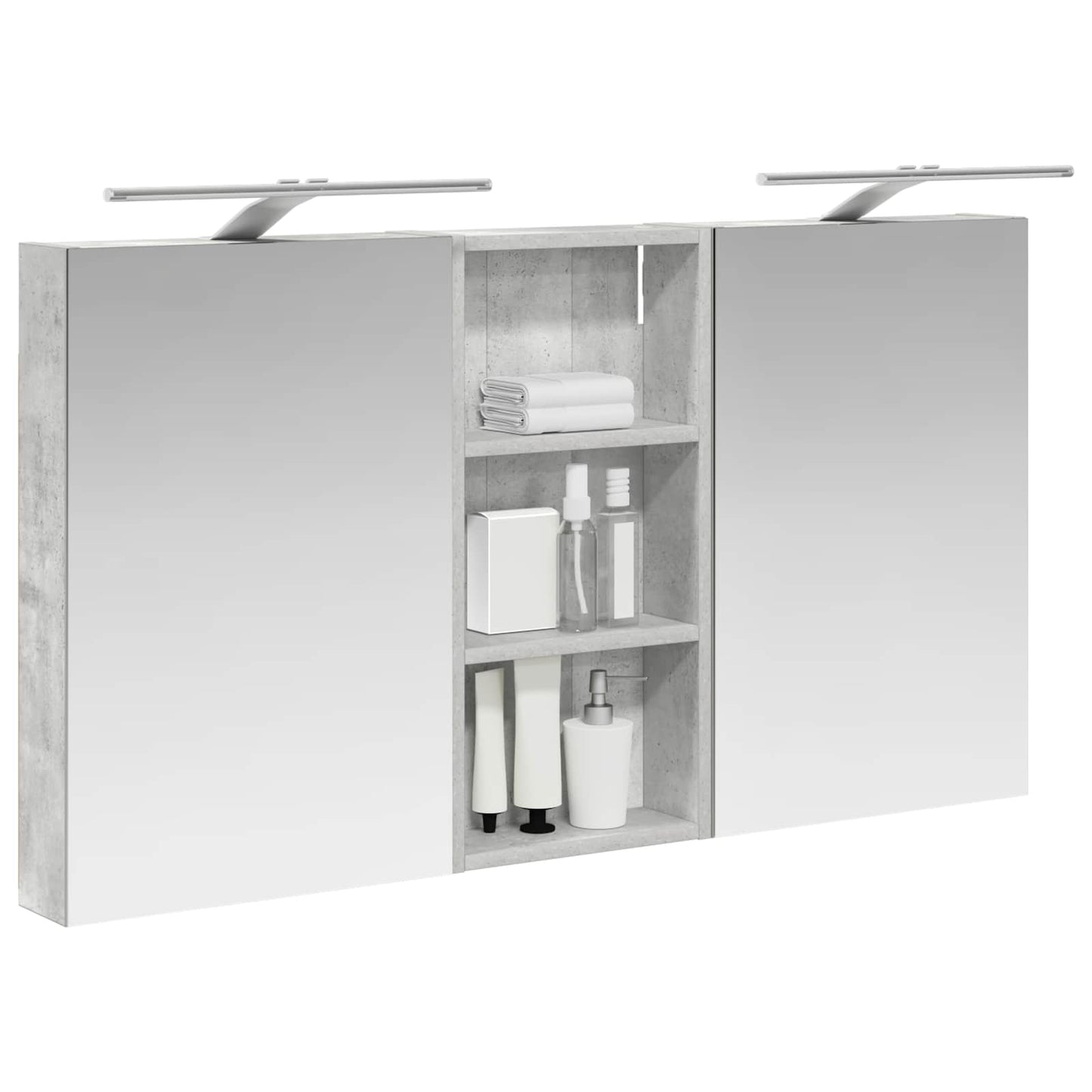 Set di Armadi da Bagno con porta 3 pcs 110 x 10,5 x 60,5 cm | homemem39