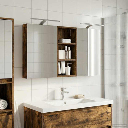 Set di Armadi da Bagno con porta 3 pcs 110 x 10,5 x 60,5 cm | homemem39