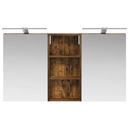 Set di Armadi da Bagno con porta 3 pcs 110 x 10,5 x 60,5 cm