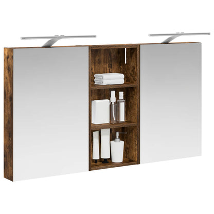 Set di Armadi da Bagno con porta 3 pcs 110 x 10,5 x 60,5 cm | homemem39