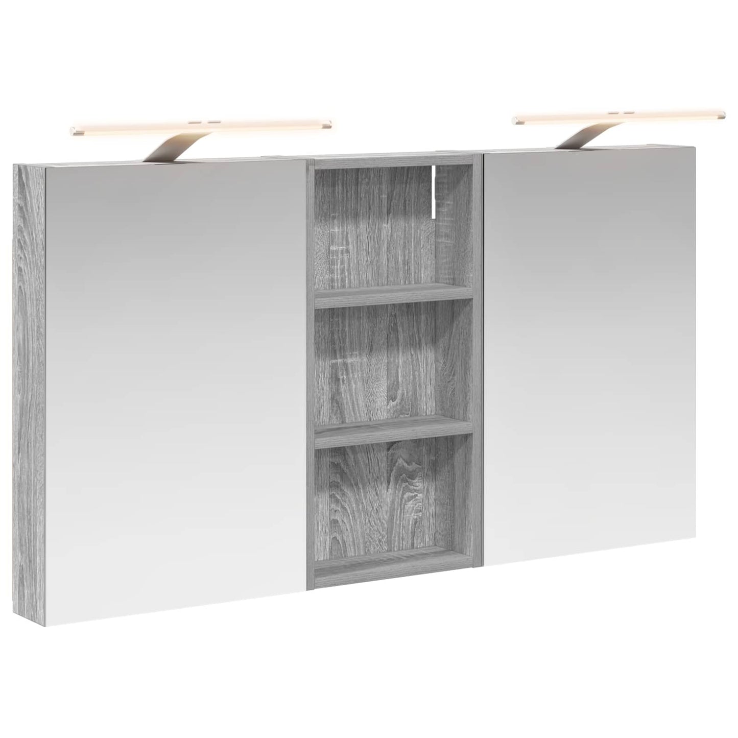 Set di Armadi da Bagno con porta 3 pcs 110 x 10,5 x 60,5 cm