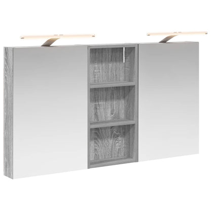 Set di Armadi da Bagno con porta 3 pcs 110 x 10,5 x 60,5 cm