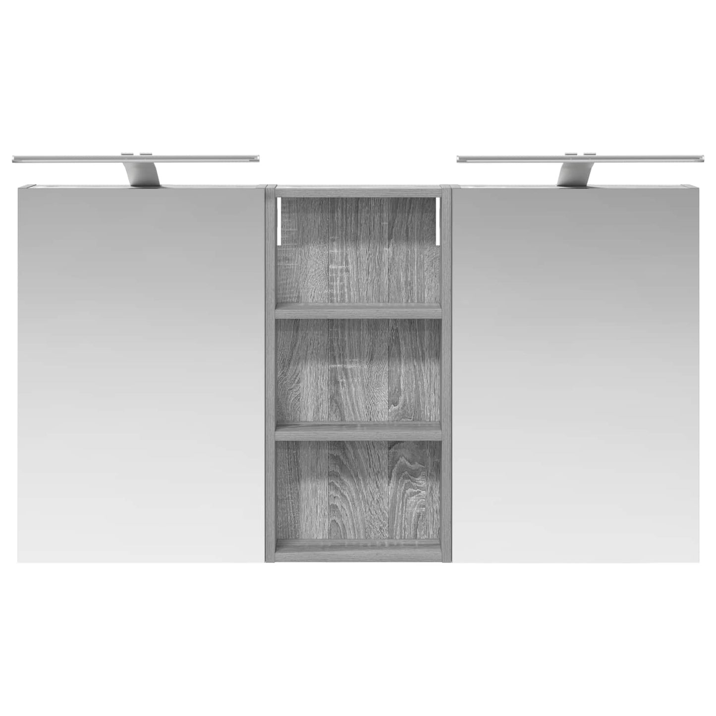 Set di Armadi da Bagno con porta 3 pcs 110 x 10,5 x 60,5 cm | homemem39