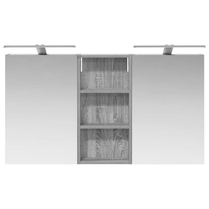 Set di Armadi da Bagno con porta 3 pcs 110 x 10,5 x 60,5 cm | homemem39