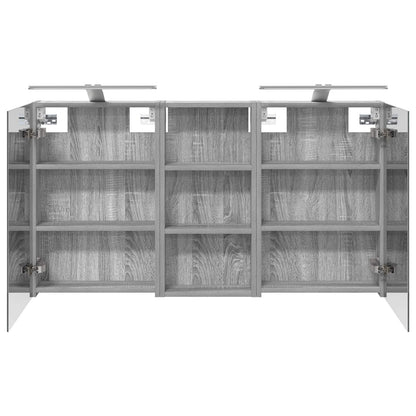 Set di Armadi da Bagno con porta 3 pcs 110 x 10,5 x 60,5 cm | homemem39