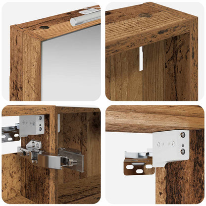 Set di Armadi da Bagno con porta 3 pcs 110 x 10,5 x 60,5 cm | homemem39