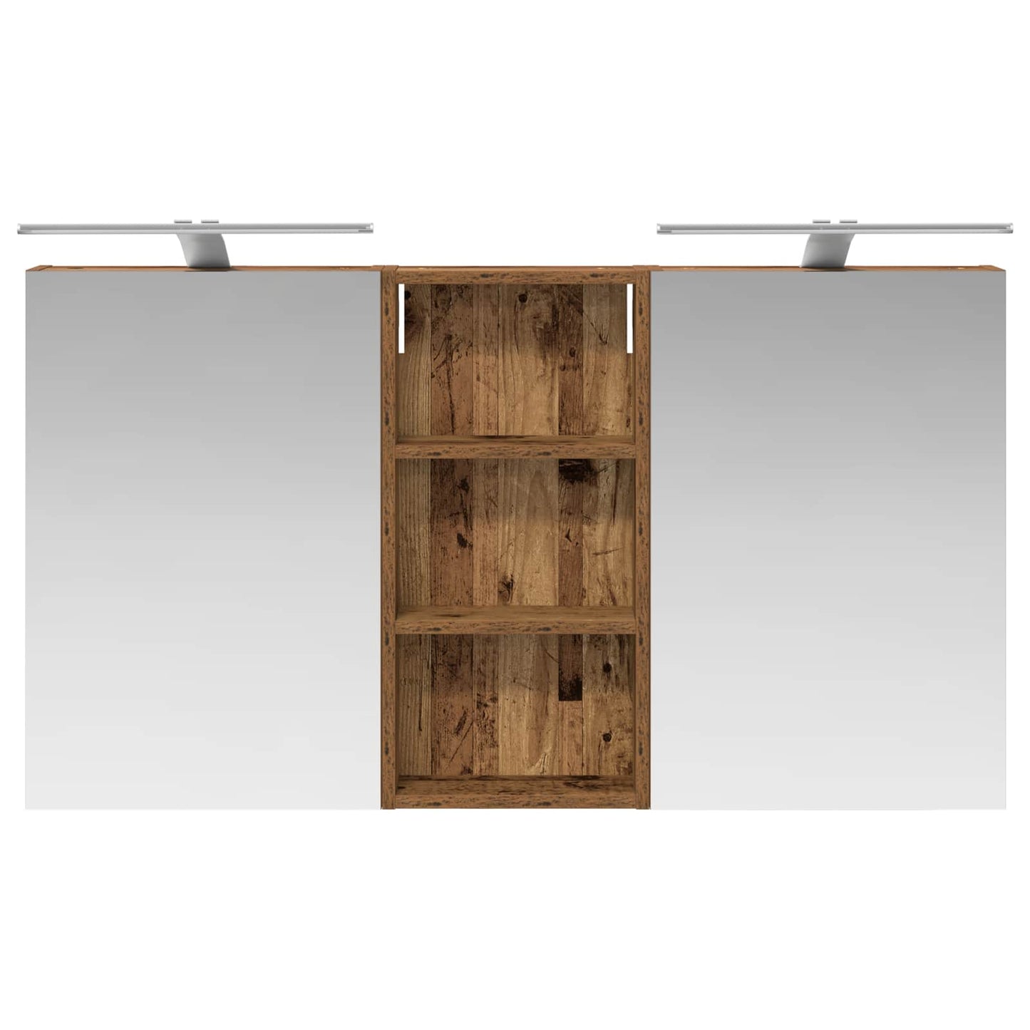 Set di Armadi da Bagno con porta 3 pcs 110 x 10,5 x 60,5 cm | homemem39