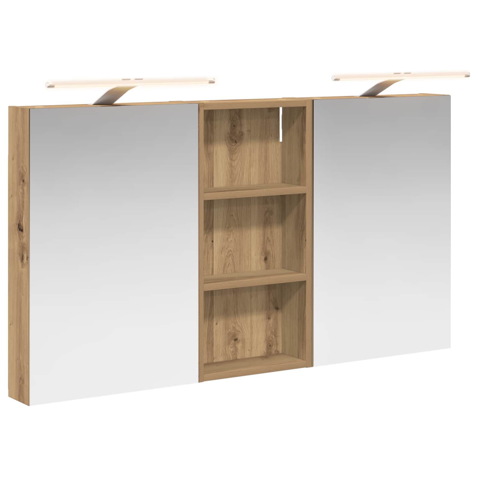 Set di Armadi da Bagno con porta 3 pcs 110 x 10,5 x 60,5 cm | homemem39