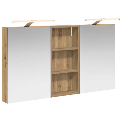 Set di Armadi da Bagno con porta 3 pcs 110 x 10,5 x 60,5 cm | homemem39