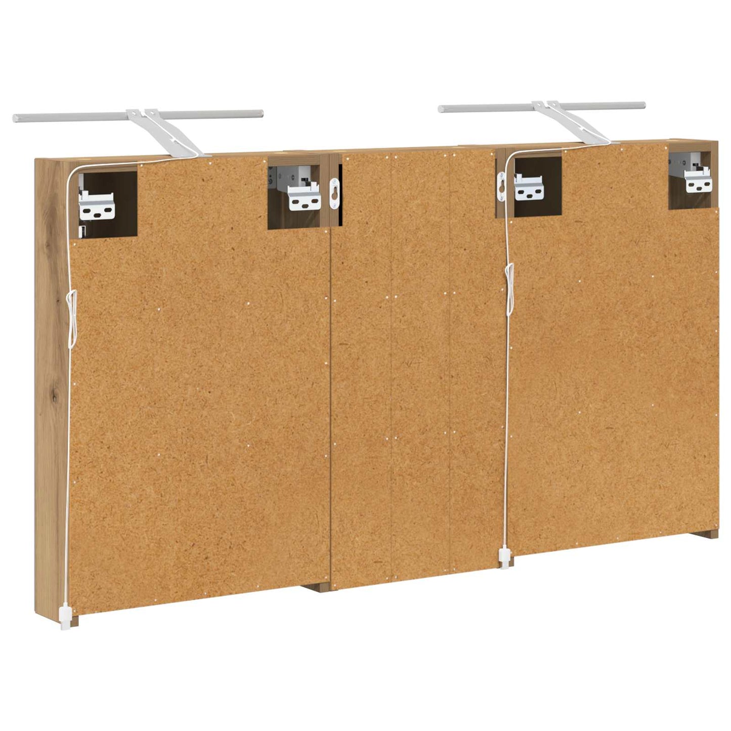 Set di Armadi da Bagno con porta 3 pcs 110 x 10,5 x 60,5 cm | homemem39