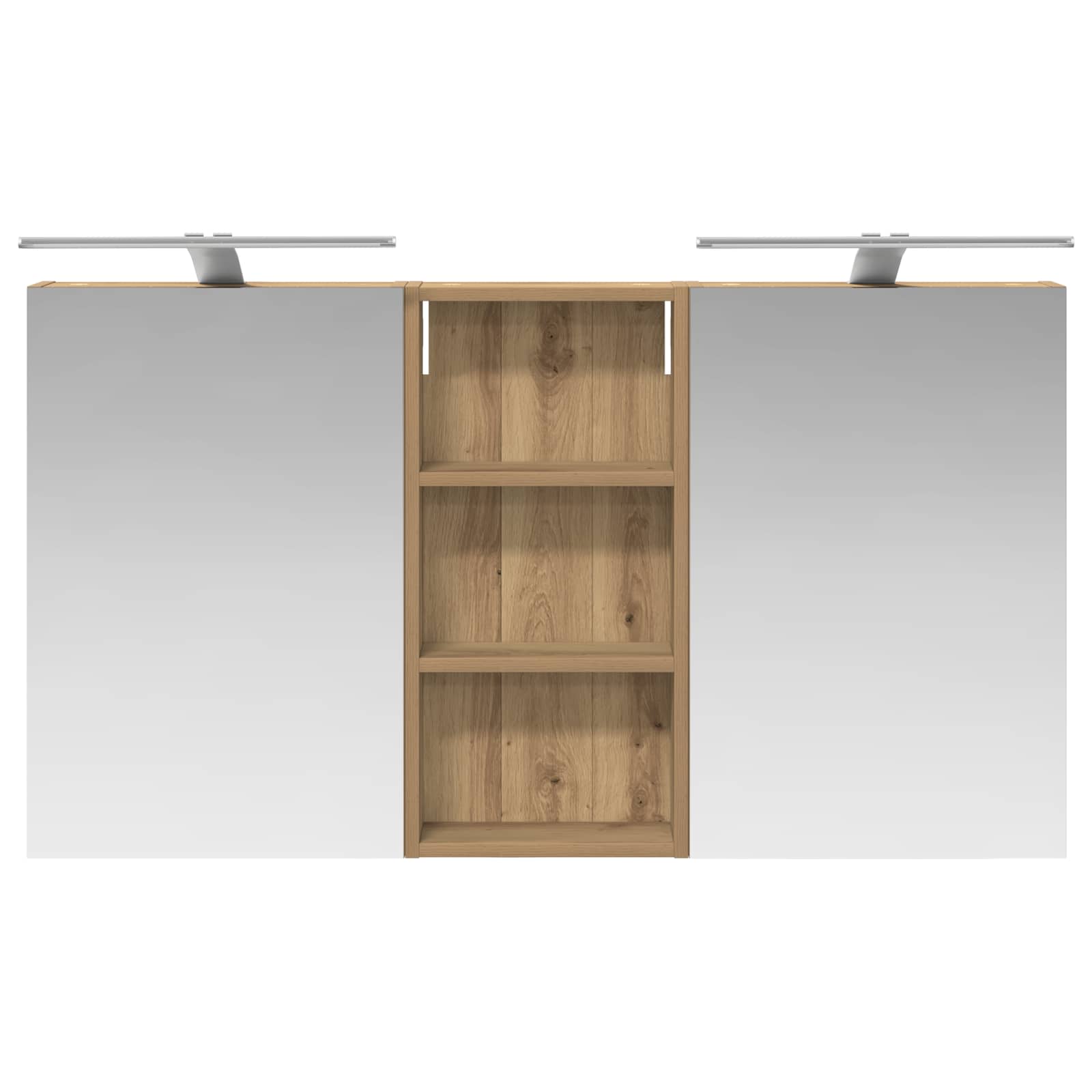 Set di Armadi da Bagno con porta 3 pcs 110 x 10,5 x 60,5 cm | homemem39