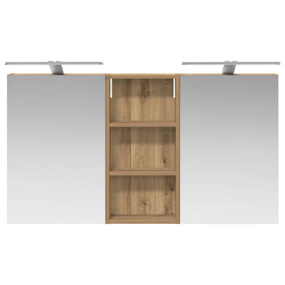 Set di Armadi da Bagno con porta 3 pcs 110 x 10,5 x 60,5 cm | homemem39