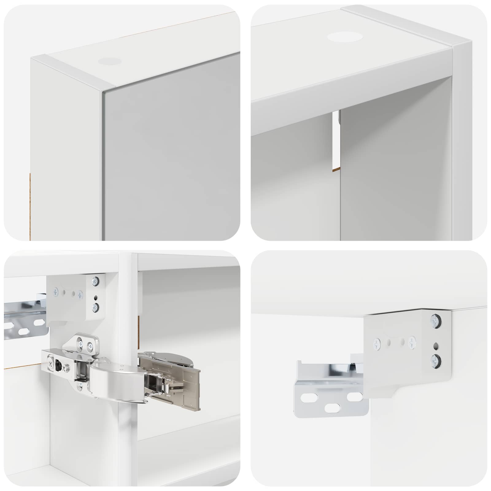 Set di Armadi da Bagno con porta 3 pcs 120 x 10,5 x 60,5 cm | homemem39