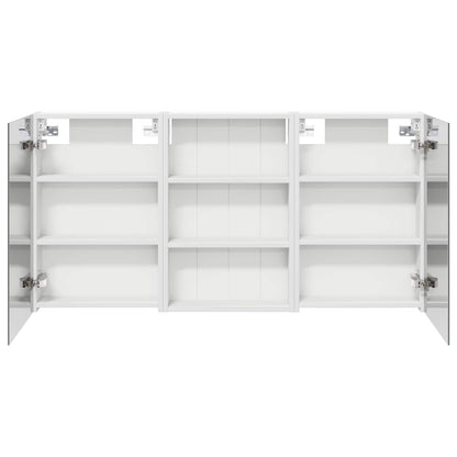 Set di Armadi da Bagno con porta 3 pcs 120 x 10,5 x 60,5 cm | homemem39