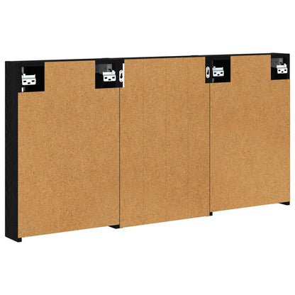 Set di Armadi da Bagno con porta 3 pcs 120 x 10,5 x 60,5 cm | homemem39