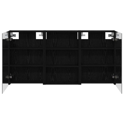 Set di Armadi da Bagno con porta 3 pcs 120 x 10,5 x 60,5 cm | homemem39